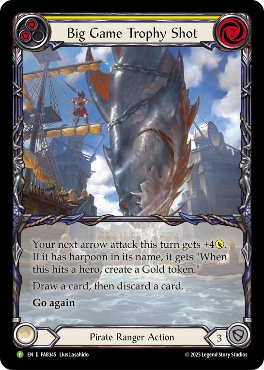 Big Game Trophy Shot [FAB345] (Promo)  Rainbow Foil | Galactic Gamez