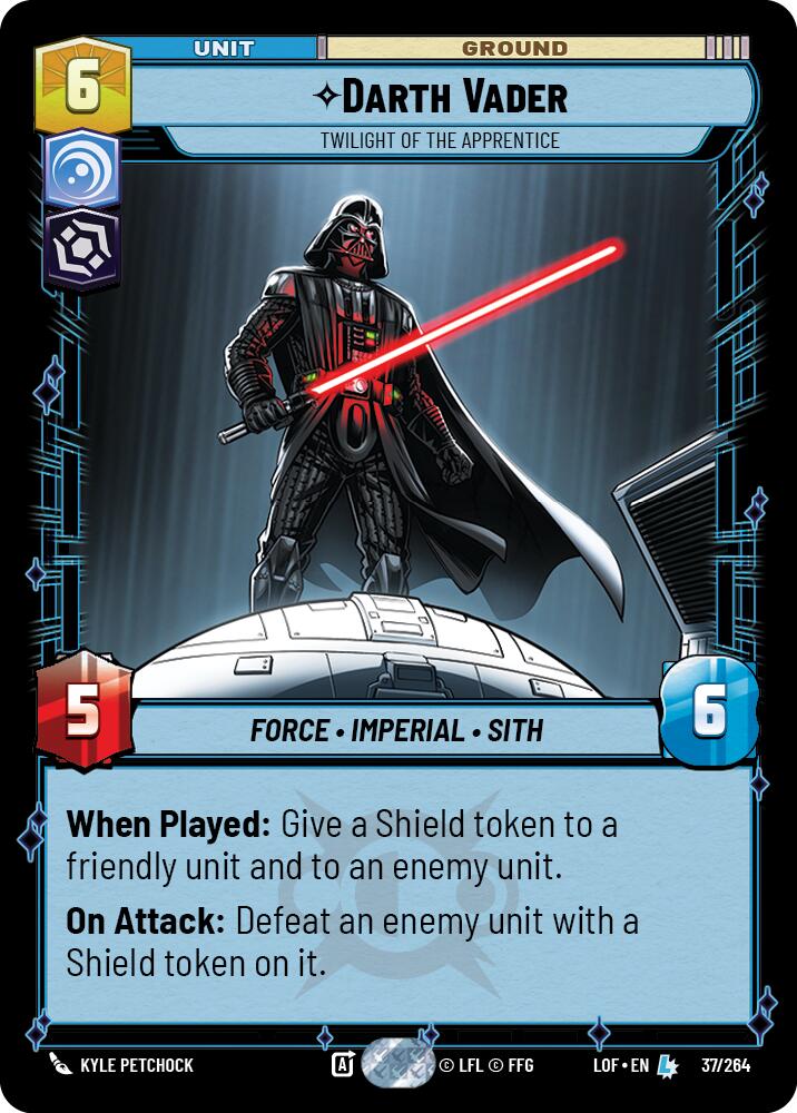 Darth Vader - Twilight of the Apprentice (37/264) (37/264) [Legends of the Force] | Galactic Gamez