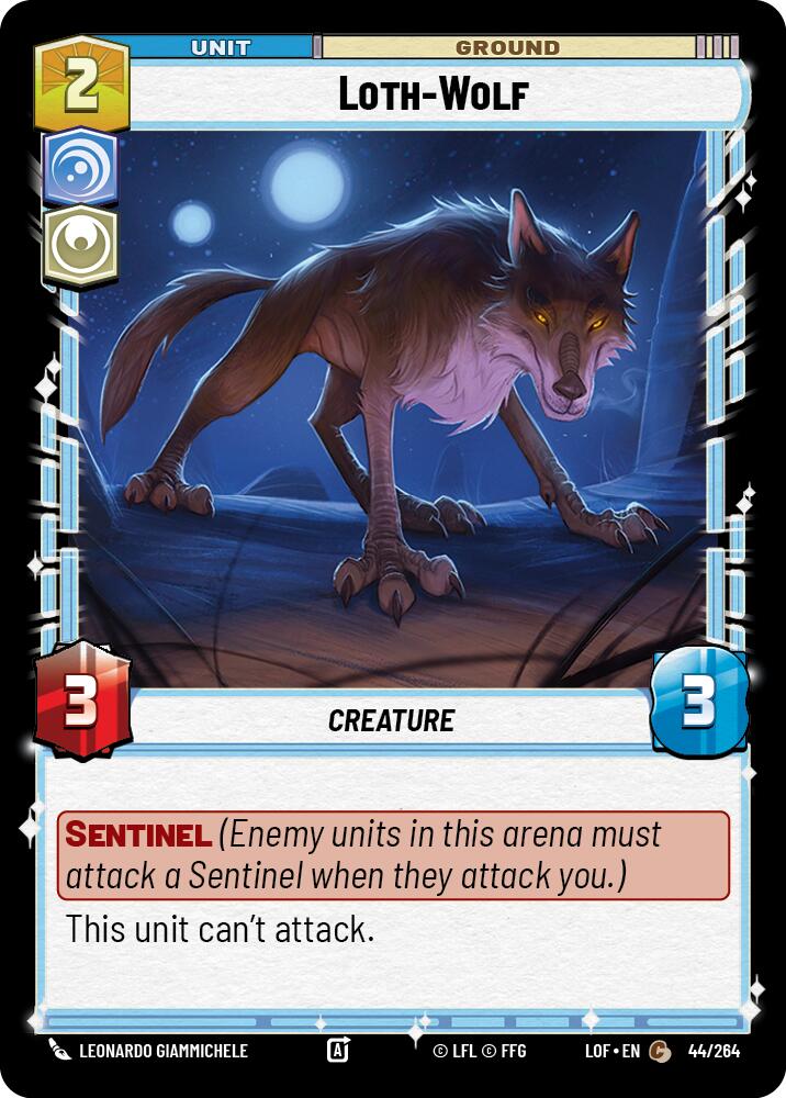 Loth-Wolf (44/264) (44/264) [Legends of the Force] | Galactic Gamez