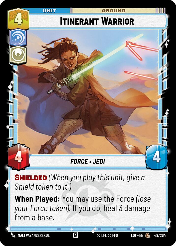 Itinerant Warrior (48/264) (48/264) [Legends of the Force] | Galactic Gamez