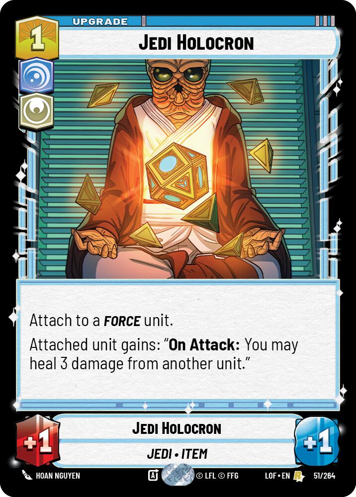 Jedi Holocron (51/264) (51/264) [Legends of the Force] | Galactic Gamez