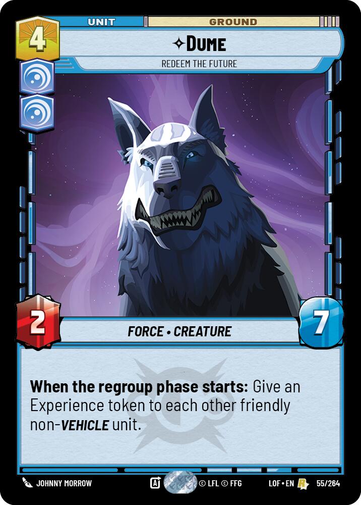 Dume - Redeem the Future (55/264) (55/264) [Legends of the Force] | Galactic Gamez