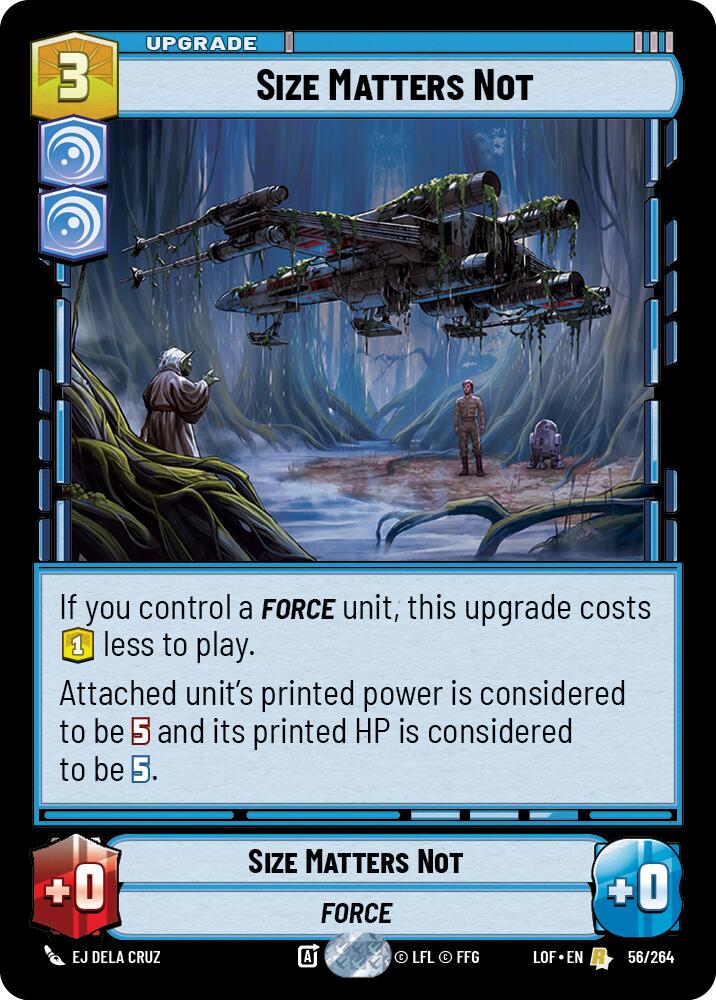 Size Matters Not (56/264) (56/264) [Legends of the Force] | Galactic Gamez