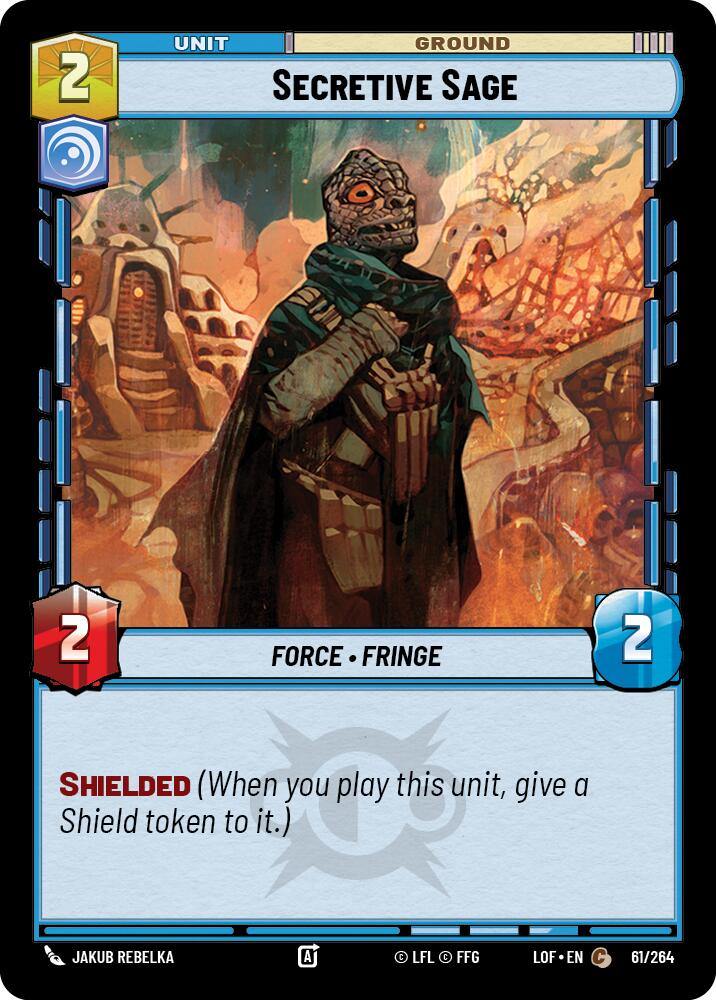 Secretive Sage (61/264) (61/264) [Legends of the Force] | Galactic Gamez