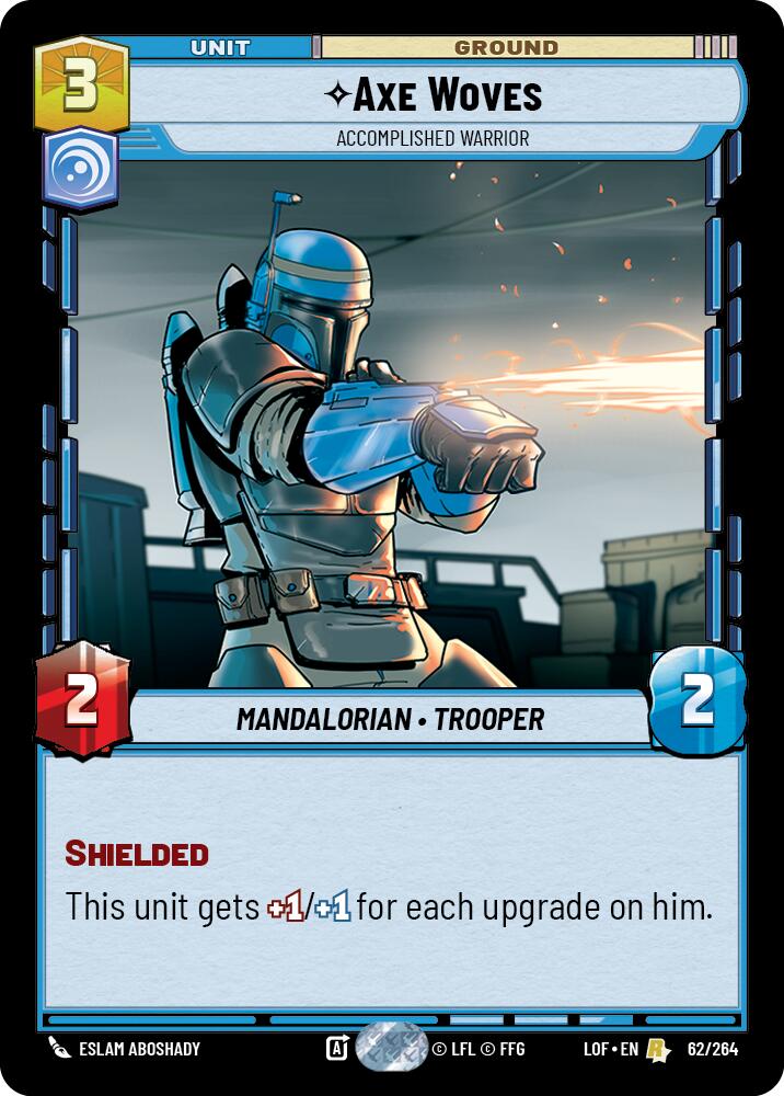 Axe Woves - Accomplished Warrior (62/264) (62/264) [Legends of the Force] | Galactic Gamez