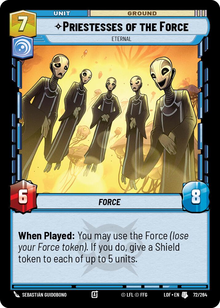 Priestesses of the Force - Eternal (72/264) (72/264) [Legends of the Force] | Galactic Gamez