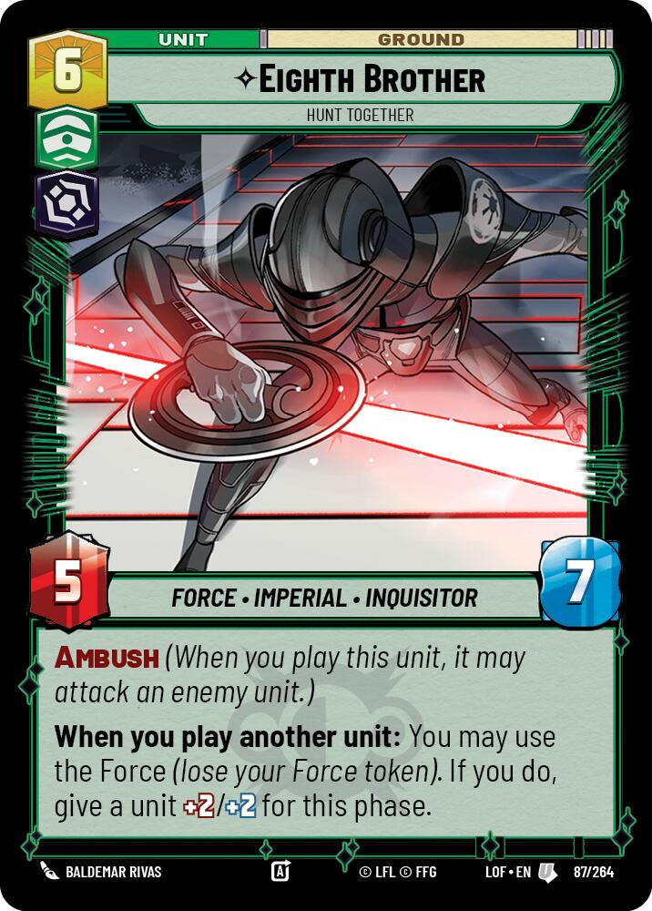 Eighth Brother - Hunt Together (87/264) (87/264) [Legends of the Force] | Galactic Gamez