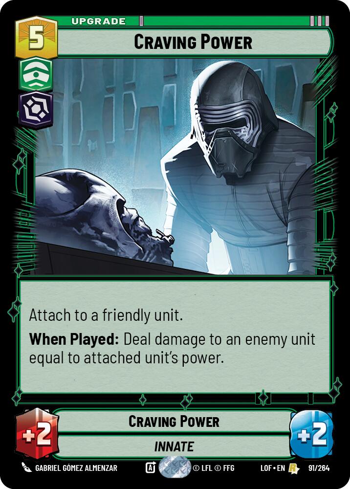 Craving Power (91/264) (91/264) [Legends of the Force] | Galactic Gamez
