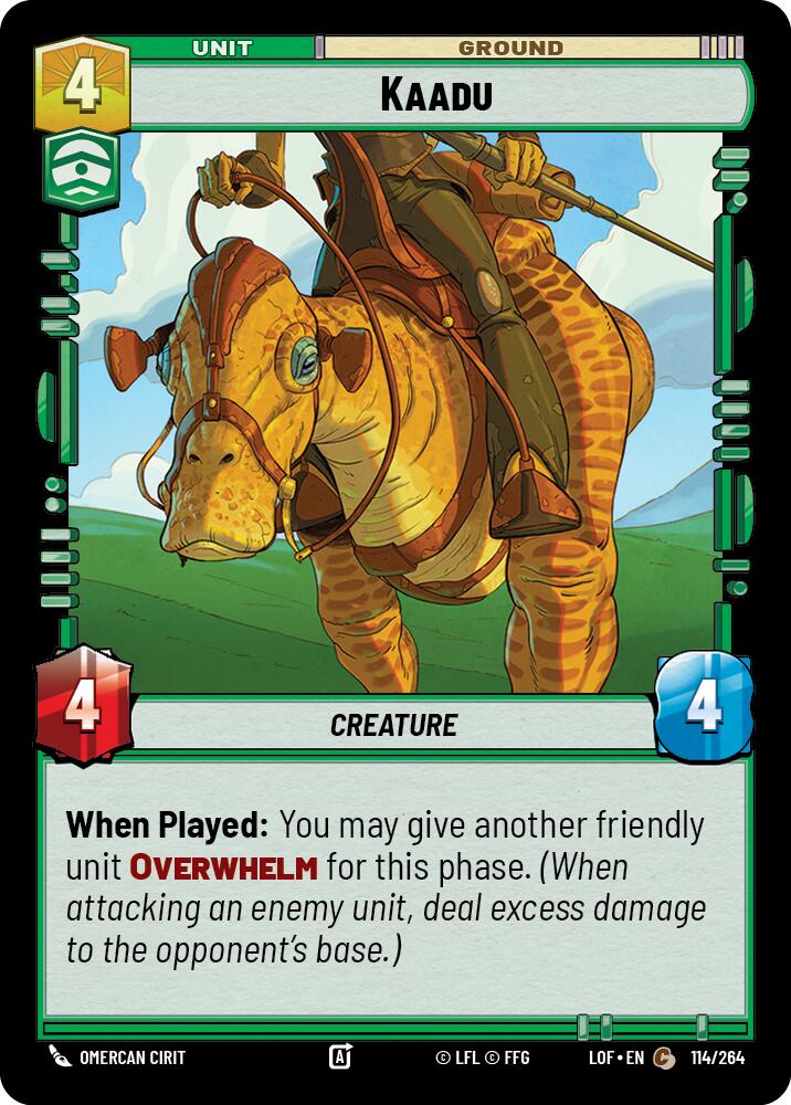 Kaadu (114/264) (114/264) [Legends of the Force] | Galactic Gamez