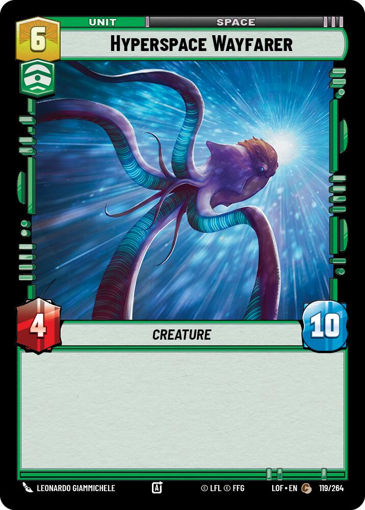 Hyperspace Wayfarer (119/264) (119/264) [Legends of the Force] | Galactic Gamez