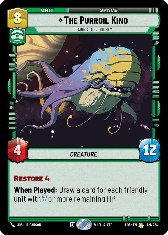 The Purrgil King - Leading The Journey (121/264) (121/264) [Legends of the Force] | Galactic Gamez