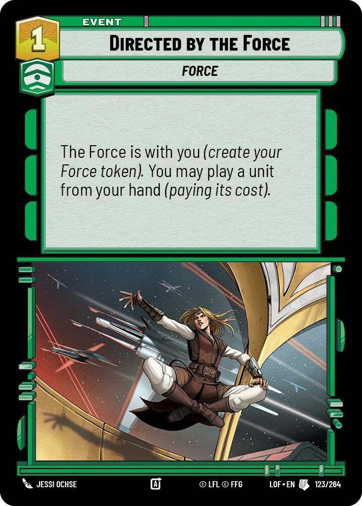 Directed by the Force (123/264) (123/264) [Legends of the Force] | Galactic Gamez