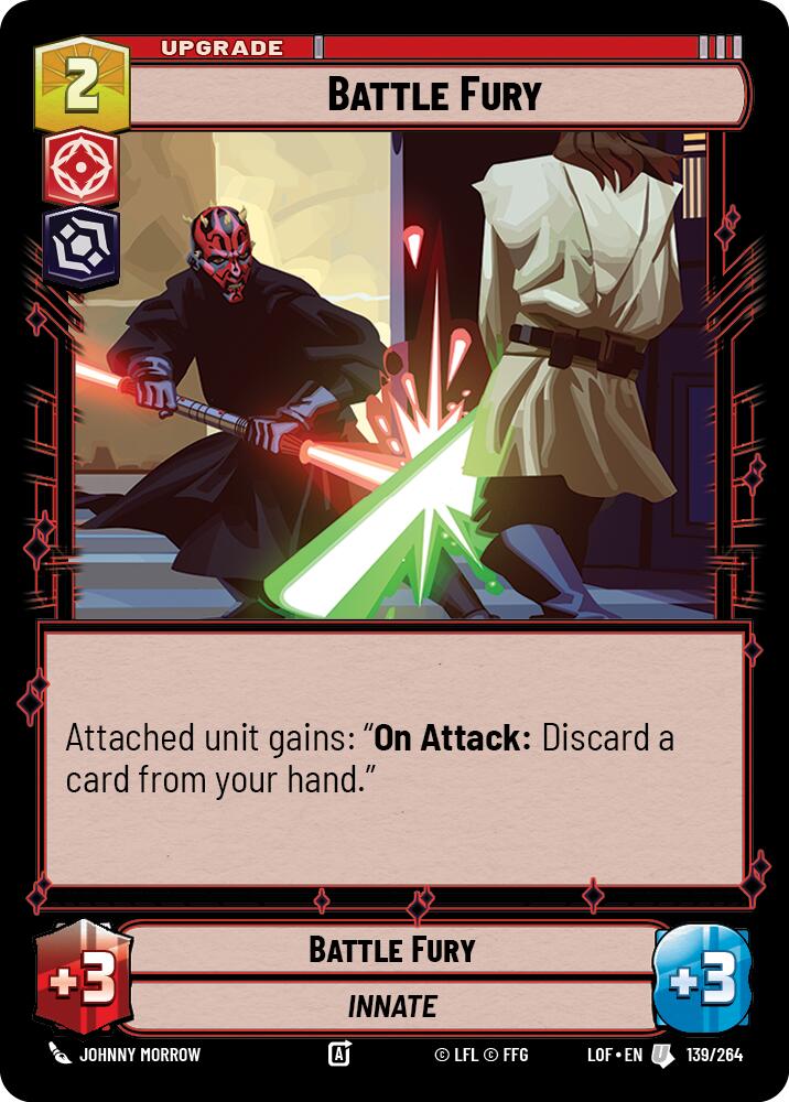 Battle Fury (139/264) (139/264) [Legends of the Force] | Galactic Gamez