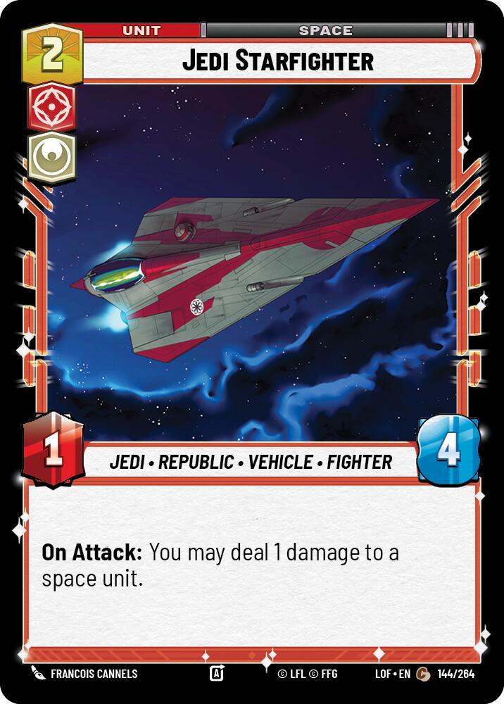 Jedi Starfighter (144/264) (144/264) [Legends of the Force] | Galactic Gamez