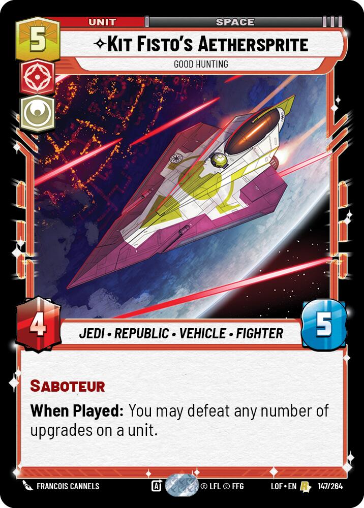 Kit Fisto's Aethersprite - Good Hunting (147/264) (147/264) [Legends of the Force] | Galactic Gamez