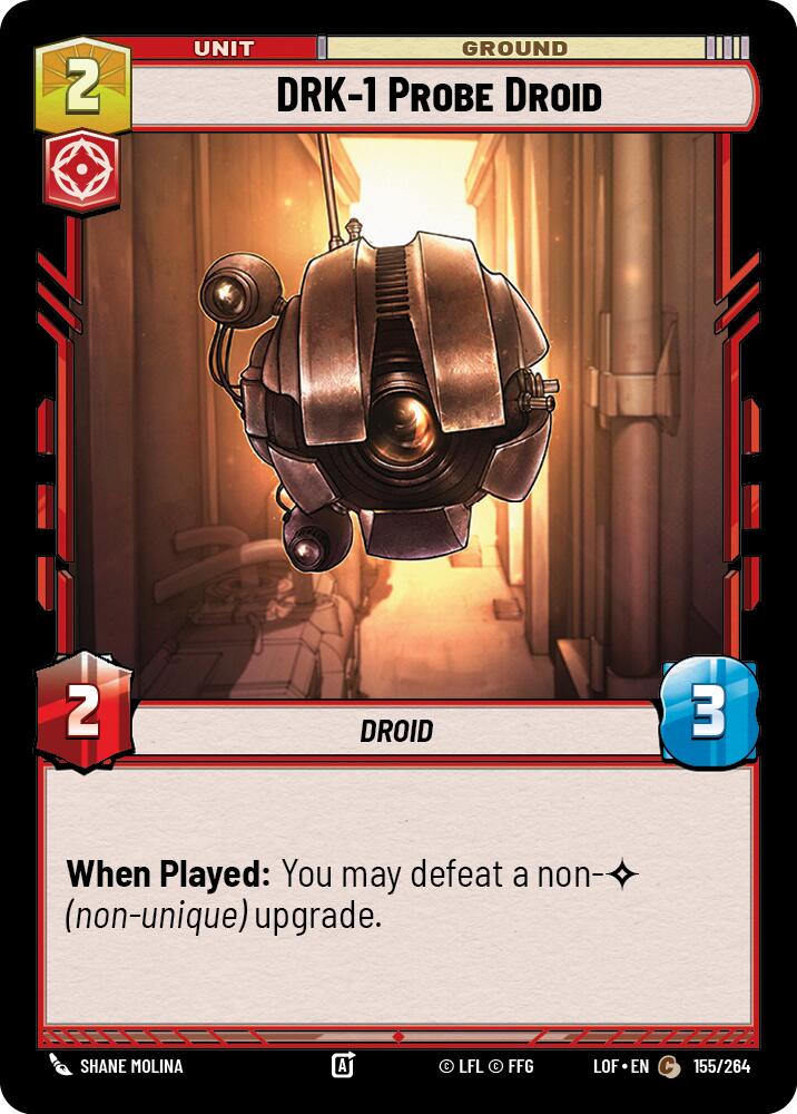 DRK-1 Probe Droid (155/264) (155/264) [Legends of the Force] | Galactic Gamez