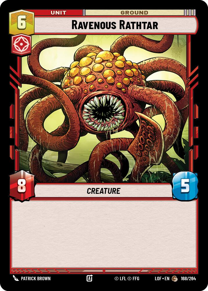 Ravenous Rathtar (168/264) (168/264) [Legends of the Force] | Galactic Gamez