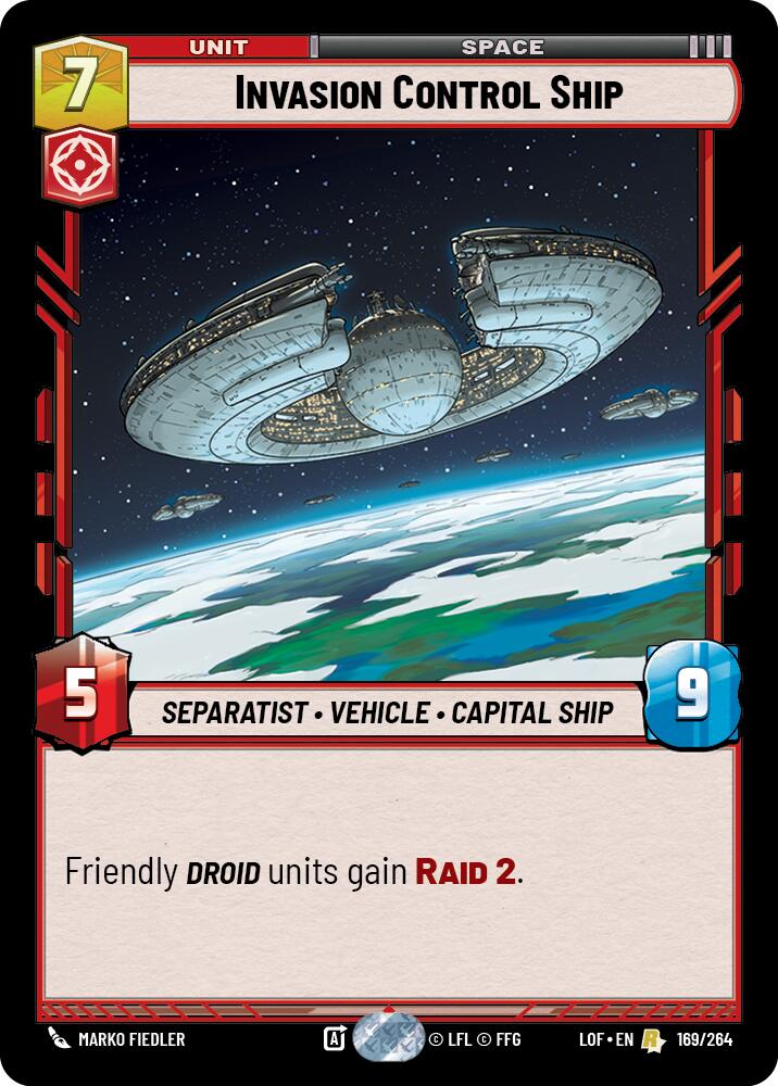 Invasion Control Ship (169/264) (169/264) [Legends of the Force] | Galactic Gamez