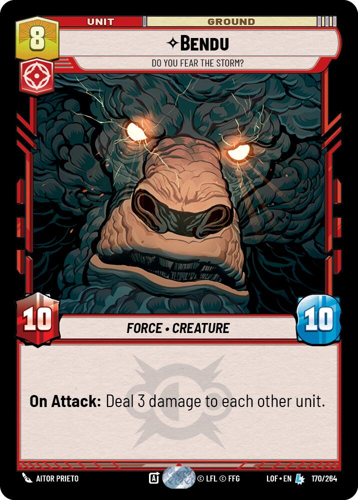 Bendu - Do You Fear the Storm? (170/264) (170/264) [Legends of the Force] | Galactic Gamez