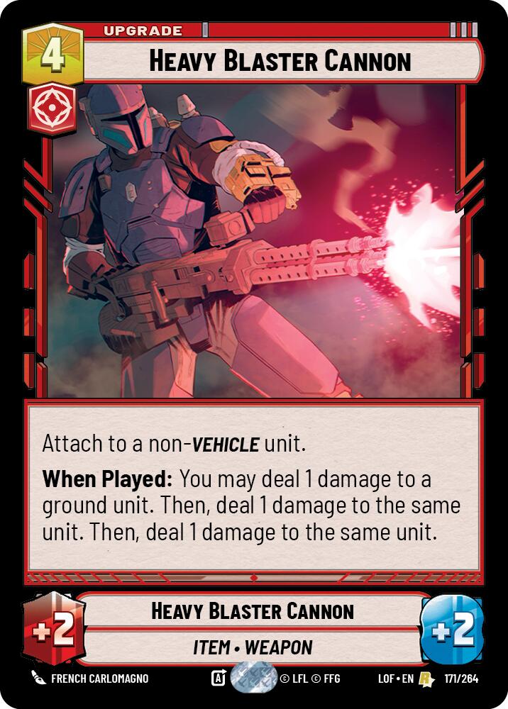 Heavy Blaster Cannon (171/264) (171/264) [Legends of the Force] | Galactic Gamez