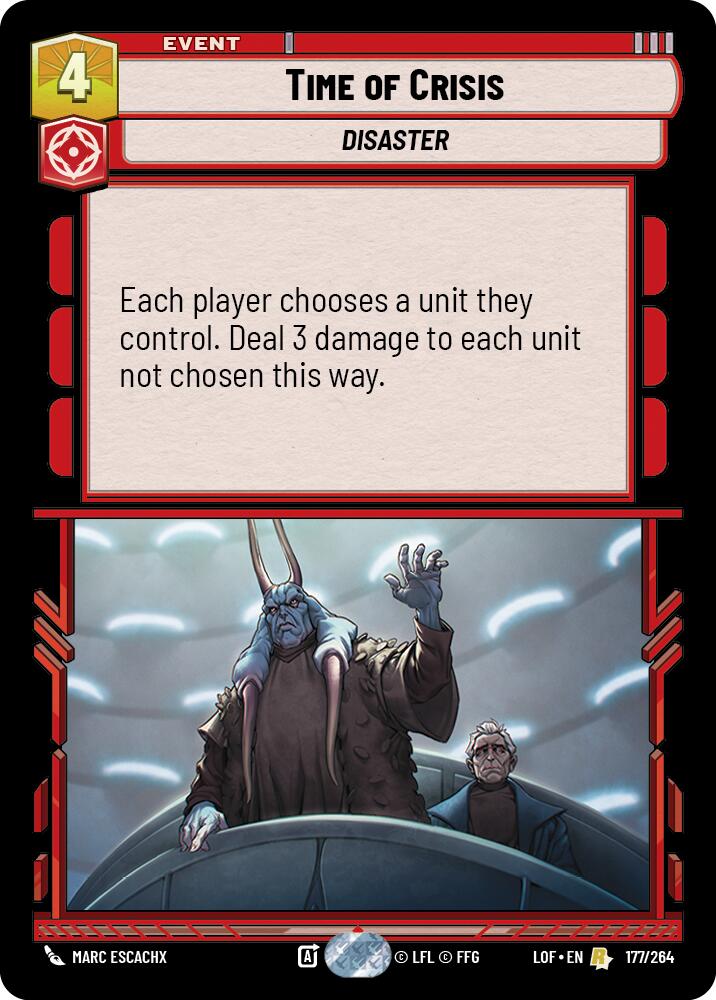 Time of Crisis (177/264) (177/264) [Legends of the Force] | Galactic Gamez