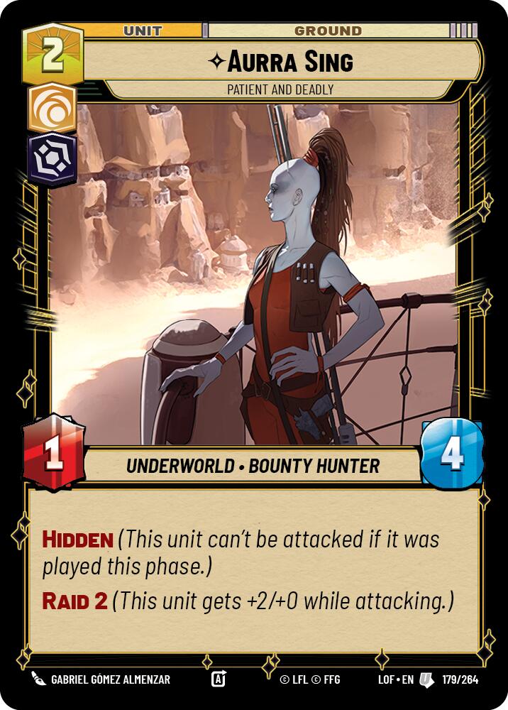Aurra Sing - Patient and Deadly (179/264) (179/264) [Legends of the Force] | Galactic Gamez
