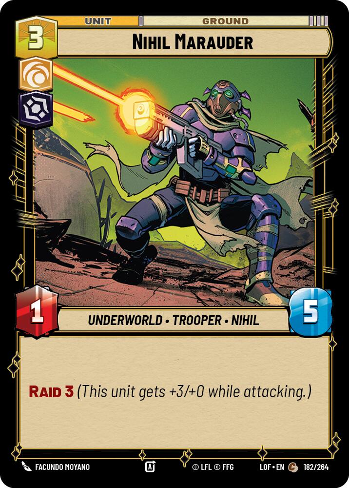 Nihil Marauder (182/264) (182/264) [Legends of the Force] | Galactic Gamez