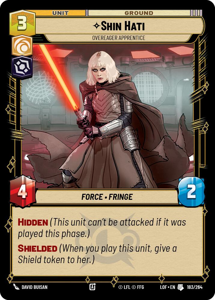 Shin Hati - Overeager Apprentice (183/264) (183/264) [Legends of the Force] | Galactic Gamez
