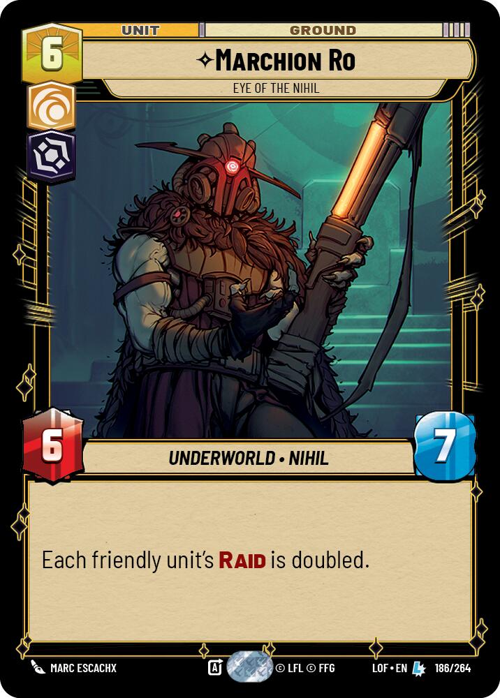Marchion Ro - Eye of the Nihil (186/264) (186/264) [Legends of the Force] | Galactic Gamez