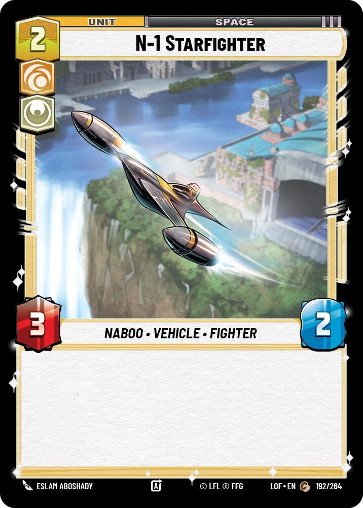 N-1 Starfighter (192/264) (192/264) [Legends of the Force] | Galactic Gamez