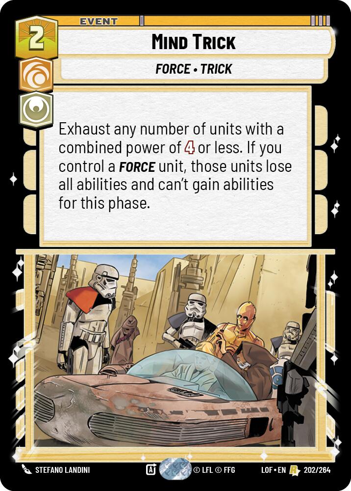 Mind Trick (202/264) (202/264) [Legends of the Force] | Galactic Gamez