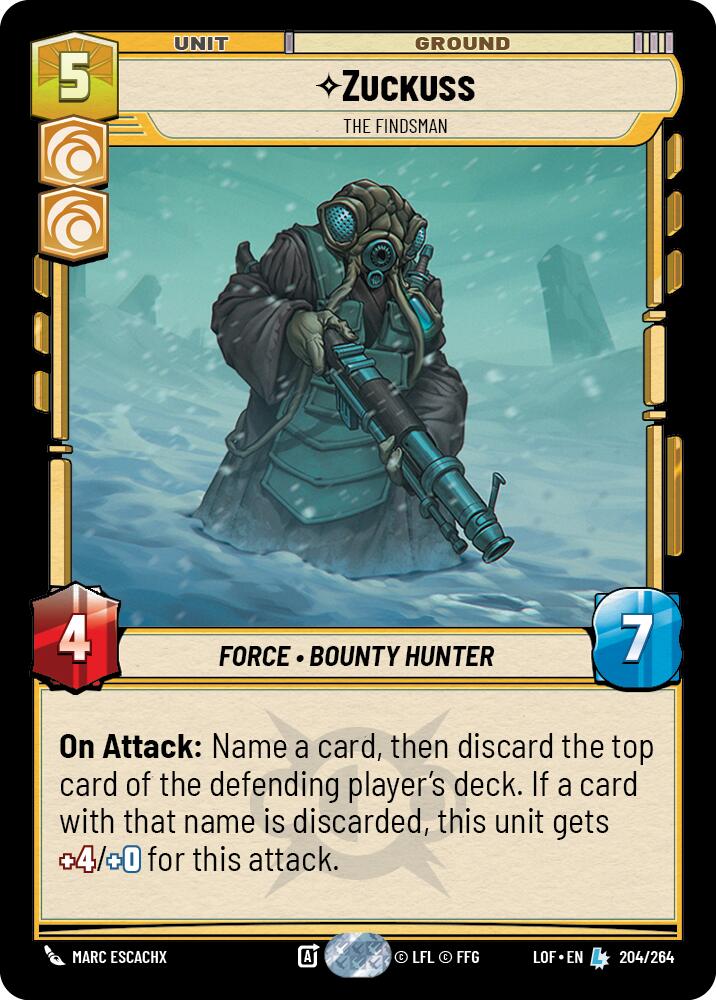 Zuckuss - The Findsman (204/264) (204/264) [Legends of the Force] | Galactic Gamez