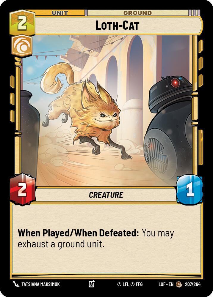 Loth-Cat (207/264) (207/264) [Legends of the Force] | Galactic Gamez