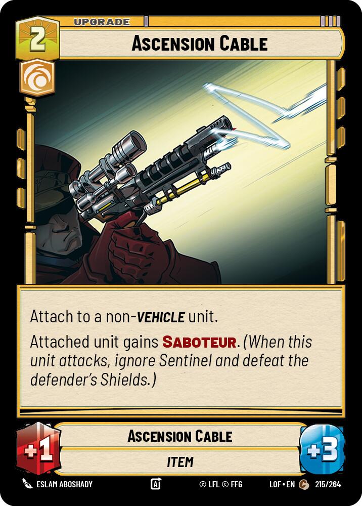 Ascension Cable (215/264) (215/264) [Legends of the Force] | Galactic Gamez