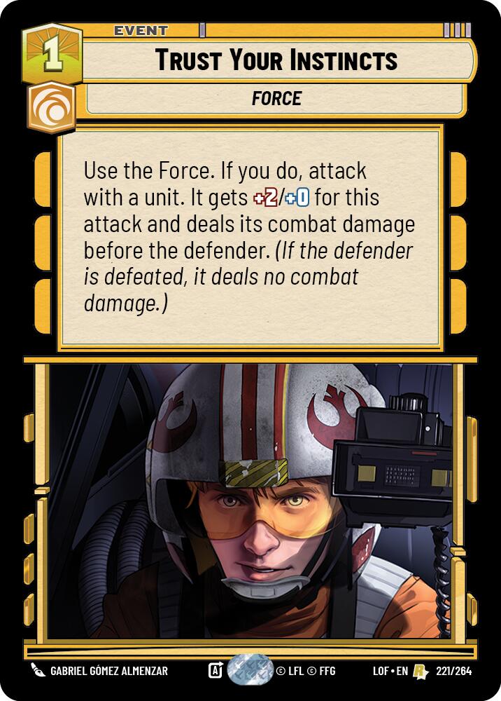 Trust Your Instincts (221/264) (221/264) [Legends of the Force] | Galactic Gamez