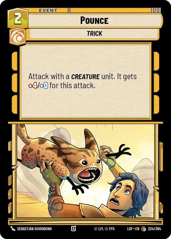 Pounce (224/264) (224/264) [Legends of the Force] | Galactic Gamez