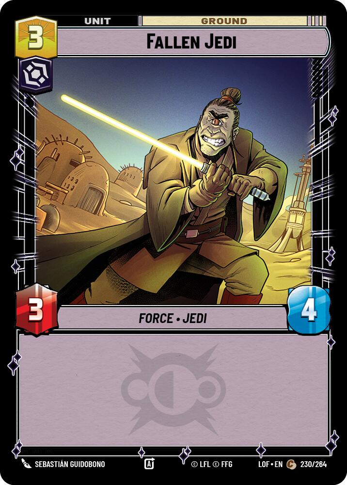 Fallen Jedi (230/264) (230/264) [Legends of the Force] | Galactic Gamez