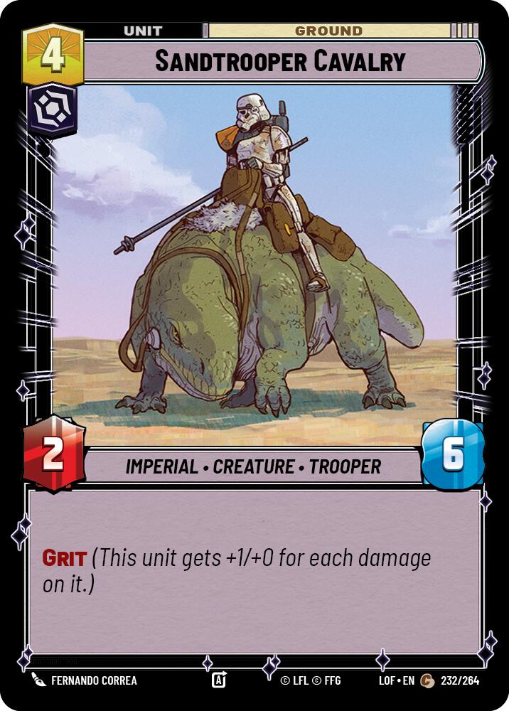 Sandtrooper Cavalry (232/264) (232/264) [Legends of the Force] | Galactic Gamez