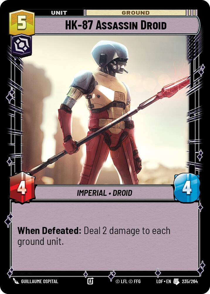 HK-87 Assassin Droid (235/264) (235/264) [Legends of the Force] | Galactic Gamez
