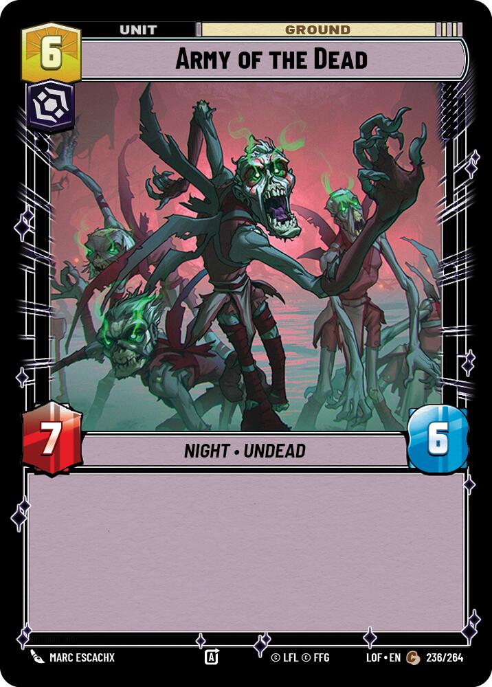 Army of the Dead (236/264) (236/264) [Legends of the Force] | Galactic Gamez