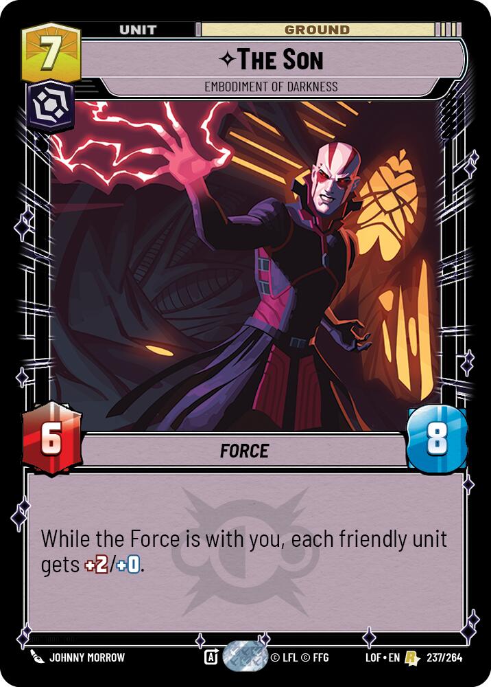 The Son - Embodiment of Darkness (237/264) (237/264) [Legends of the Force] | Galactic Gamez