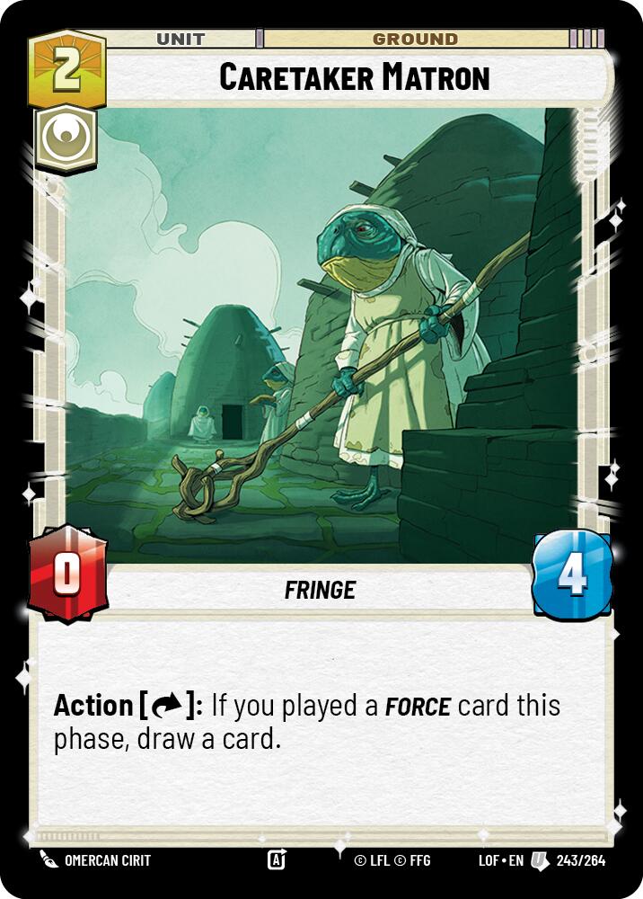 Caretaker Matron (243/264) (243/264) [Legends of the Force] | Galactic Gamez