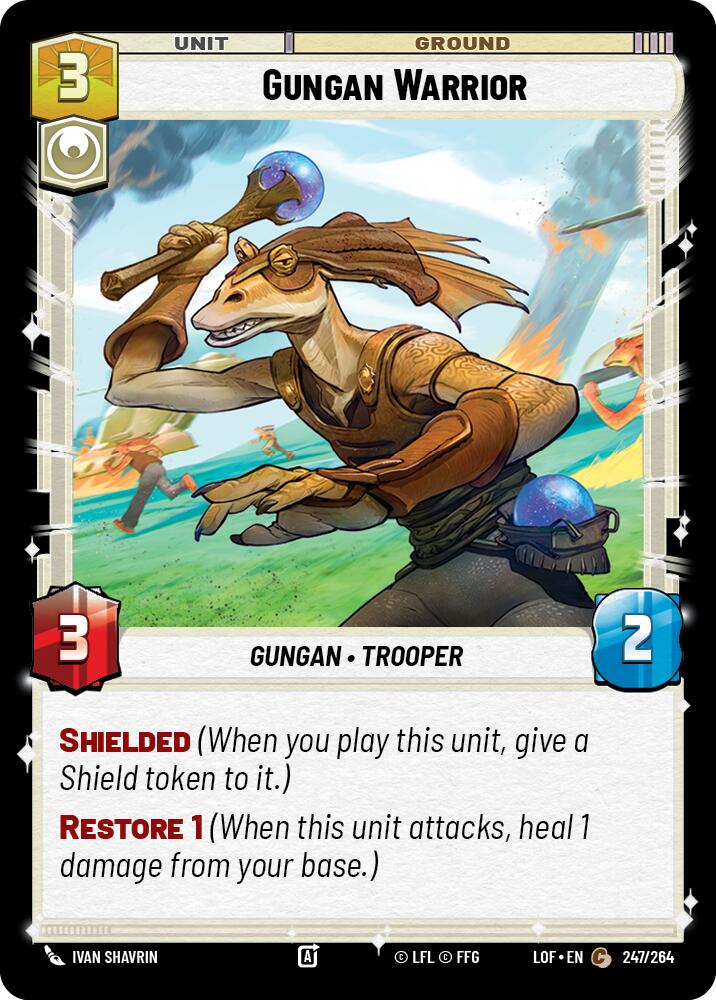 Gungan Warrior (247/264) (247/264) [Legends of the Force] | Galactic Gamez