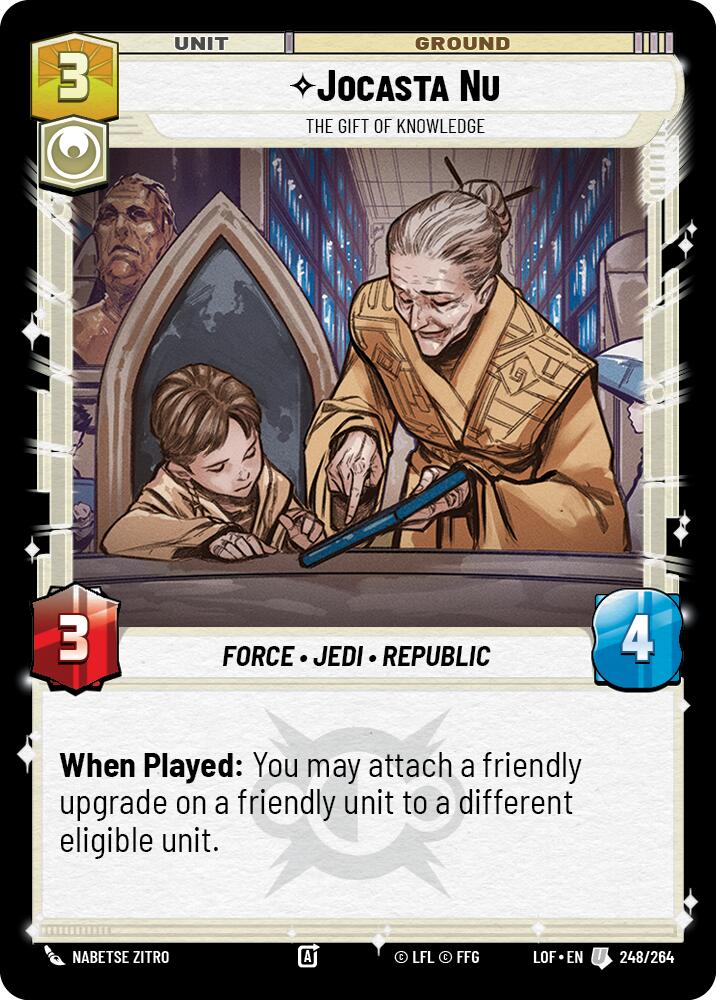 Jocasta Nu - The Gift of Knowledge (248/264) (248/264) [Legends of the Force] | Galactic Gamez