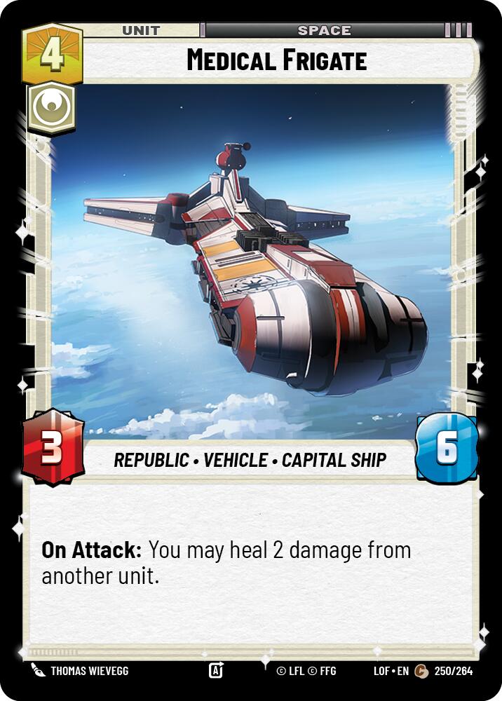 Medical Frigate (250/264) (250/264) [Legends of the Force] | Galactic Gamez