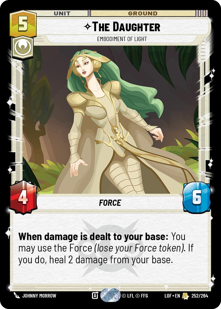 The Daughter - Embodiment of Light (252/264) (252/264) [Legends of the Force] | Galactic Gamez