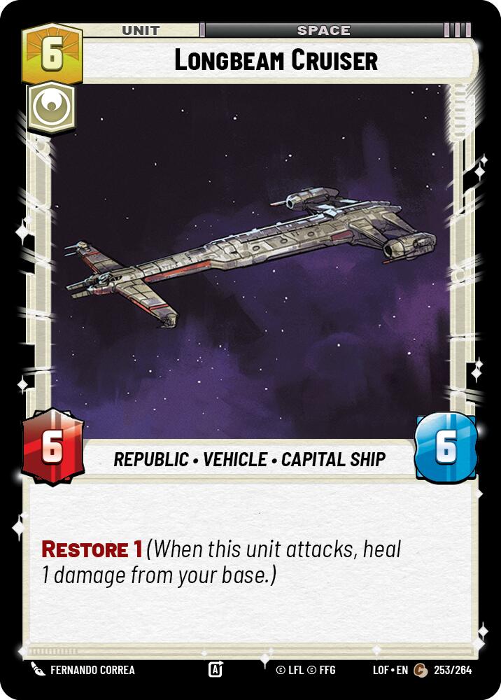 Longbeam Cruiser (253/264) (253/264) [Legends of the Force] | Galactic Gamez