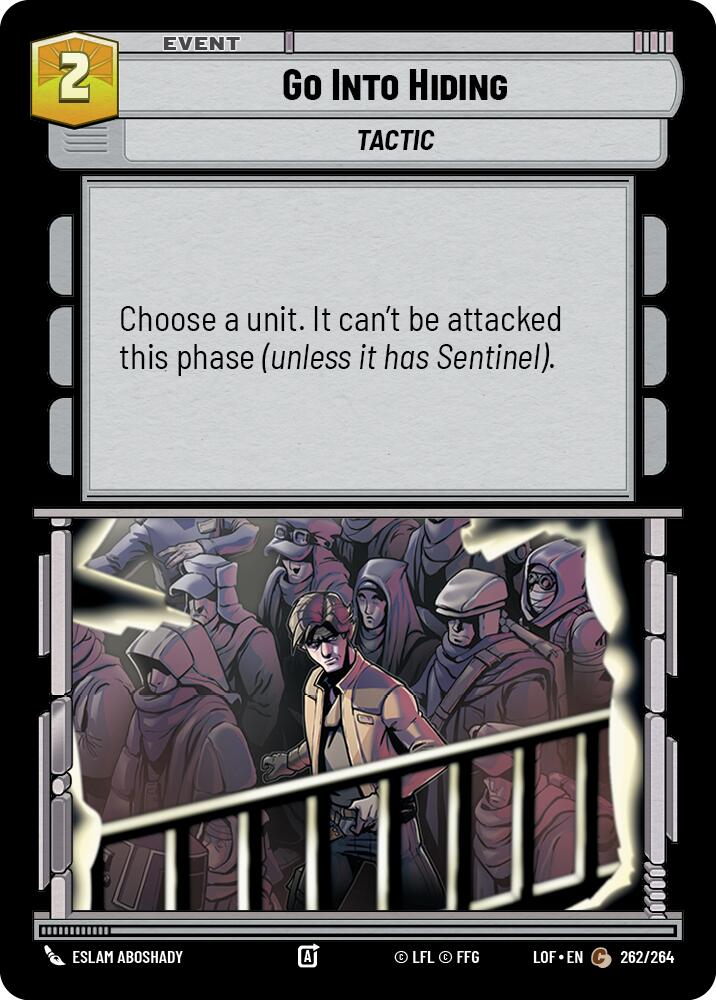 Go Into Hiding (262/264) (262/264) [Legends of the Force] | Galactic Gamez