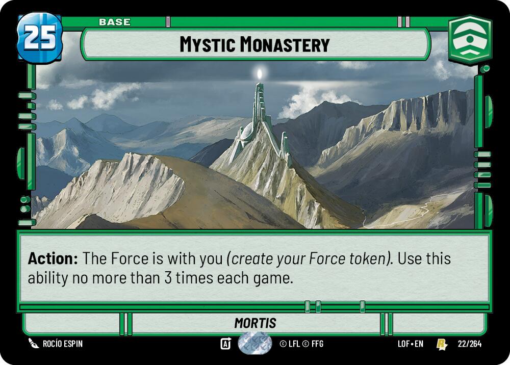 Mystic Monastery (022/264) (022/264) [Legends of the Force] | Galactic Gamez