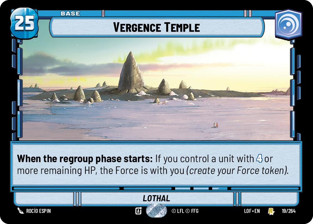 Vergence Temple (019/264) (019/264) [Legends of the Force] | Galactic Gamez